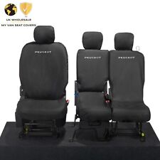 PEUGEOT PARTNER FRONT SEAT COVERS WITH 'PEUGEOT' EMRBOIDERY (2018 ON) 403