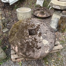 XLLarge 19th GRINDING MILLSTONE SANDSTONE 1040mm LARGE SCALE FEATURE GARDEN