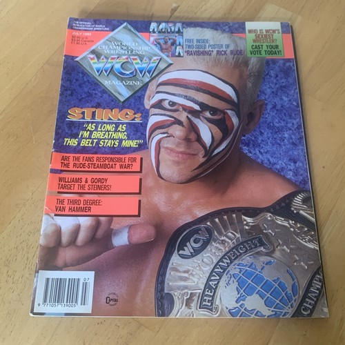 Wcw magazine july 1992 - wcw, sting