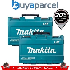Makita 18v Tool Storage Case Fits 2 Drill Combi Impact Driver Brushless LXT x 2
