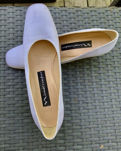 White nina comfort pumps - white,