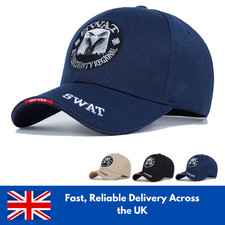 Mens SWAT Eagle Embroidery Tactical Baseball Caps Snapback Dad Hat Trucker Golf