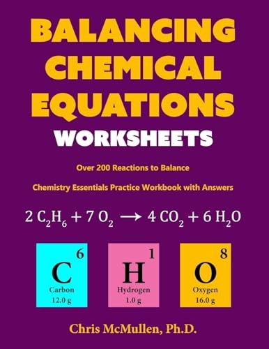 Balancing chemical equations - balancing,