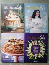 4 x Ocado Life Magazine Bundle - 2021/2022 Christmas Nigella Lawson etc