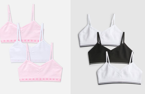 Pack ribbed training bra - 3,