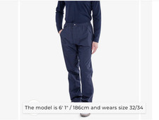 Brand New Galvin Green Alan Navy Pertex Waterproof Trousers 32/34