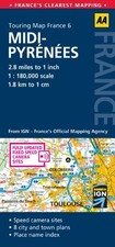 Road Map Mid-Pyrenees (AA Touring Map France 06): No. 6