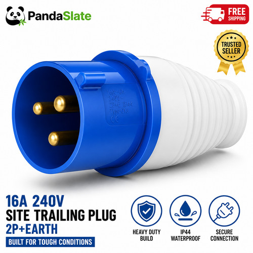 Amp 240v site trailing plug - amp,