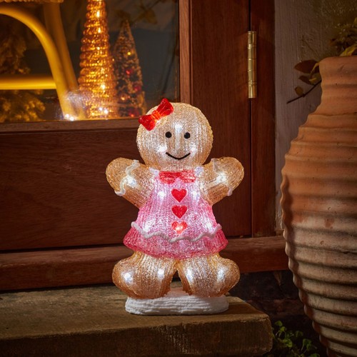 Gingerbread girl light - gingerbread,