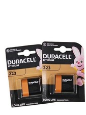 2 x Duracell 223 6V Lithium