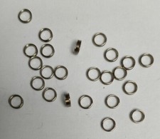 Darts stem/shaft metal grip/split rings, packs of 30, 60 and 100