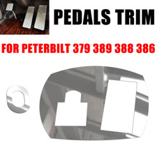 Stainless Steel Pedals Trim Panel Kit For Peterbilt 379 389 388 386 2007 and Up