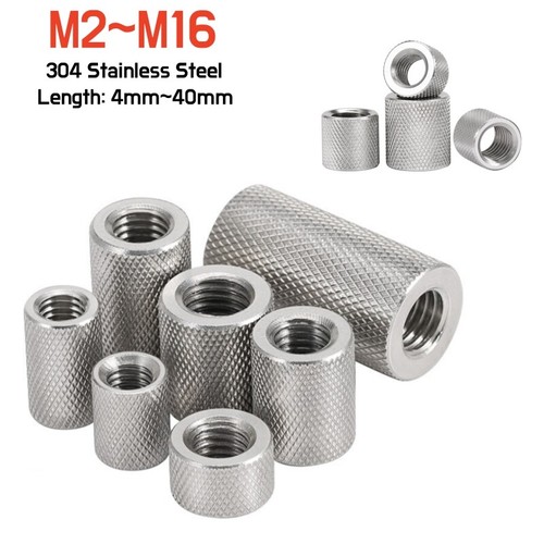 Stainless steel knurled round - stainless,