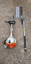 Stihl KM56rc Kombi with hedge trimmer/cutter attachment. Works perfectly