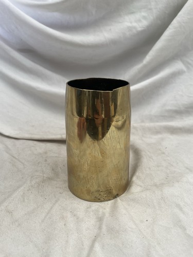 Antique brass shell casing - antique,