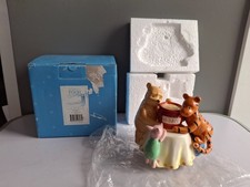 Walt Disney Winnie The Pooh Classic Pooh Musical Porcelain /w Tigger & Piglet