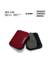 Sinter kart red brake pads S-222 soft Kelgate GTK, 250, gearbox, long circuit