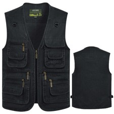 Mens Multi Pocket Waistcoat