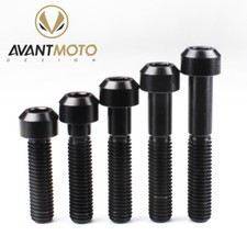 Titanium Chamfer Socket Cap Head Bolts M8 (1.25MM) 20 25 30 35 40 45 50MM Black