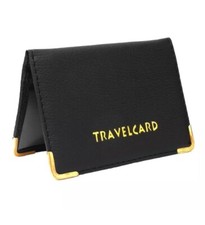 Fashion PU Leather Travel Bus Pass Holder Oyster Wallet Rail Card Cover Case