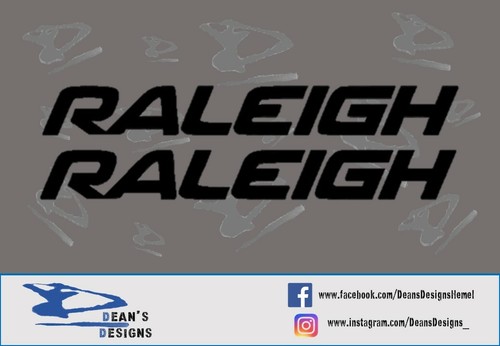 Raleigh mountain bike decal - raleigh,