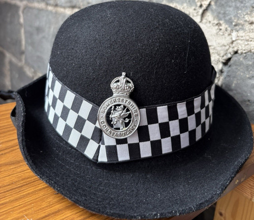 Replica police helmet hat - , with