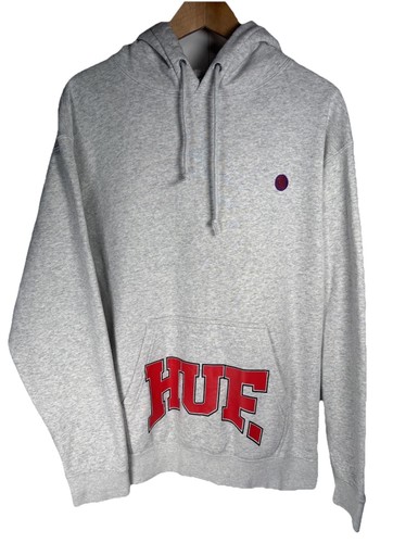 Huf hoodie mens medium grey - hoodie,