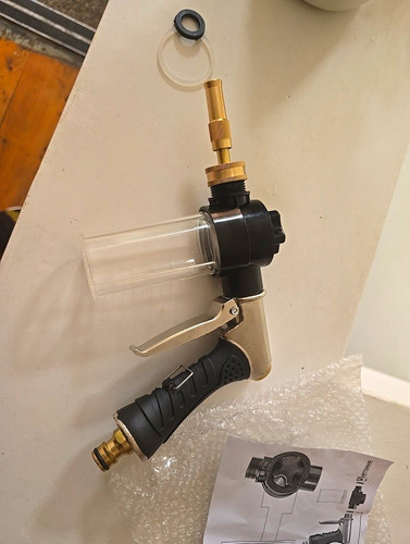 Cleaning gun nozzle - nozzle, foam