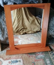 Retro Pine Mirror Wall Mirror