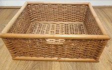 Vintage Wicker Bamboo Basket