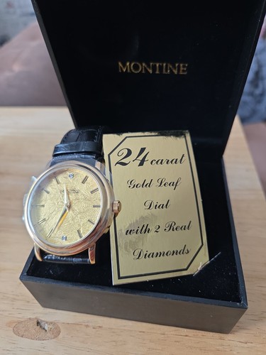 Montine watch carat gold - 24,