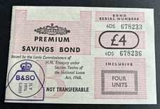 £4 PREMIUM SAVINGS BOND -