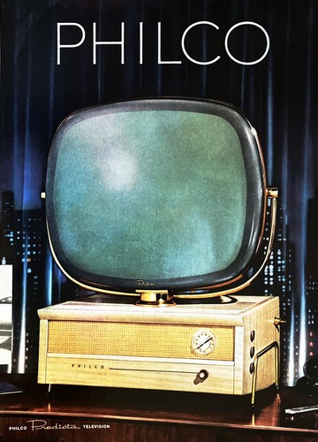 1958 philco predicta set - philco, tv