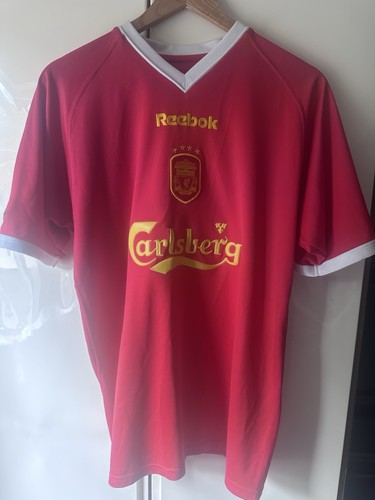 Liverpool football shirt 2001 - liverpool,