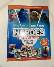 Completed- Heroes On A Mission 2021 Collectors Album With All Cards