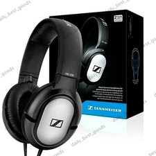 Sennheiser HD 206 Stereo WIRED Headphones Earphones Over Ear Black