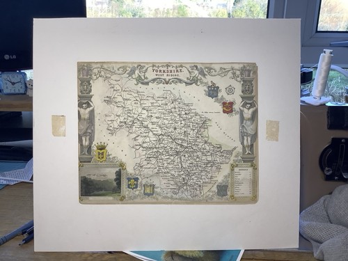 Old map west riding of - of,