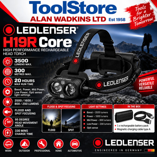 Led lenser h19r - core, head