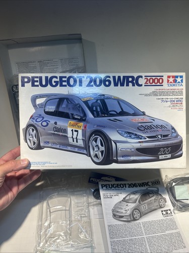 Peugeot 206 wrc rally car - 1/24,
