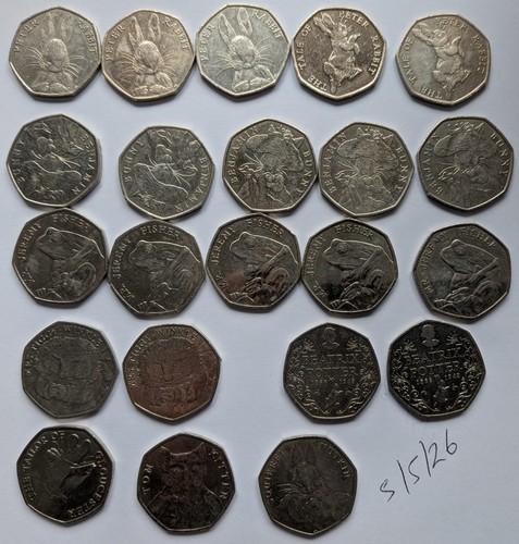 Beatrix potter 50p - 50p, coin