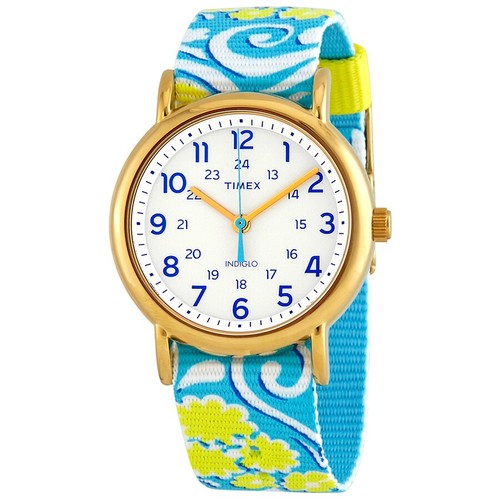 Timex ladies weekender - ladies, white