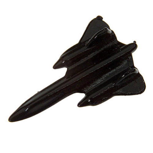 Blackbird tie pin black - sr-71,