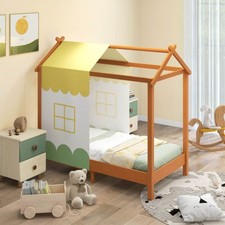 Kids House Bed with Roof