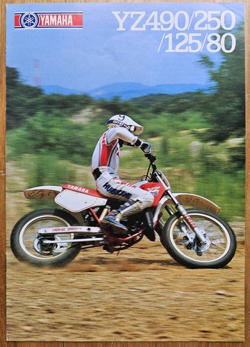 Yamaha 1986 yz490 250 125 - yamaha,