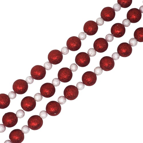 Red white glitter christmas - red,