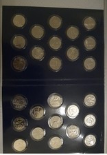 Full Set of 2019 10p Coin In Album 26 Coin Uncirculated A Z Alphabet