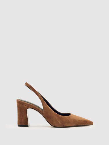 Reiss womens suede slingback - reiss,