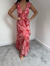 LIPSY DRESS SIZE 10 PALM PRINT
