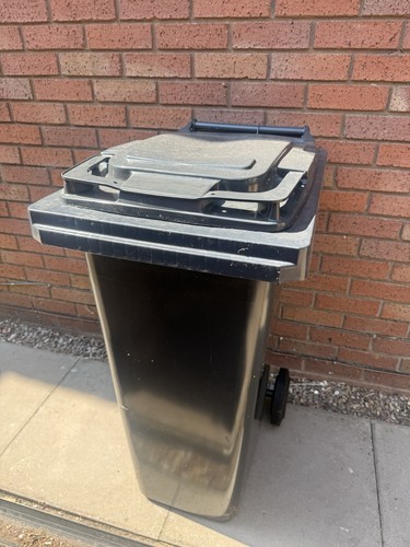 Slim 180l black wheelie - wheelie, bin