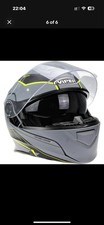 Viper Rsv171 Flip Up Bluetooth Motorcycle Motorbike Helmet Matt Grey M 57-58